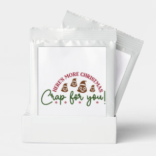 Funny Christmas poop word art  Margarita Drink Mix