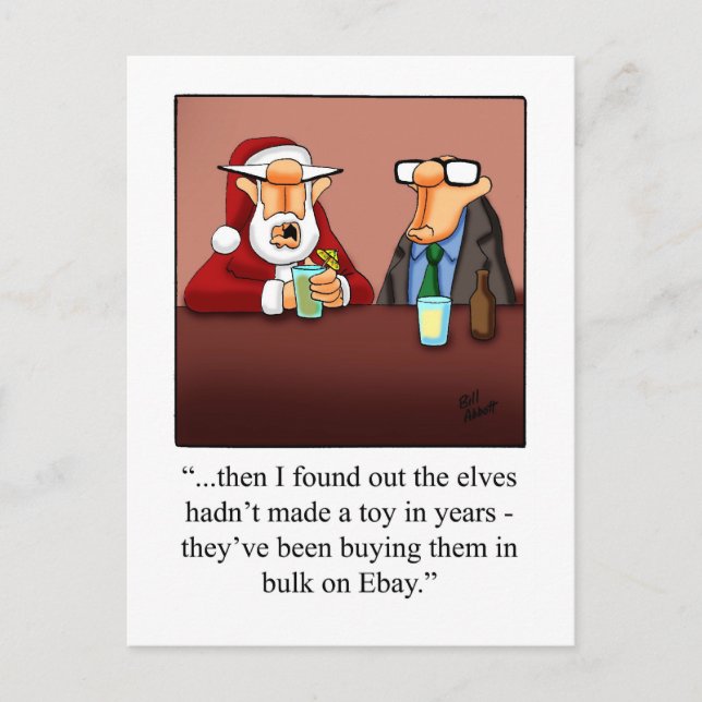 Funny Christmas Postcard (Front)