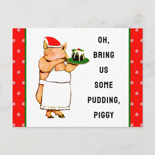 Funny Christmas Postcard