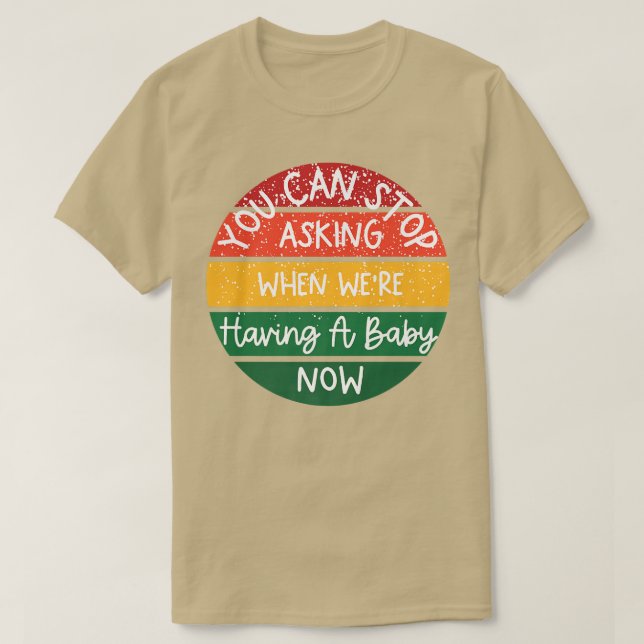 Funny Christmas Pregnancy Announcement, Holiday Ba T-Shirt (Design Front)