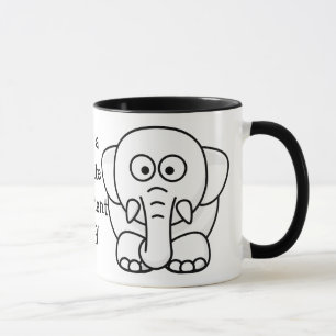 Funny Christmas Present: Real White Elephant Gift! Mug