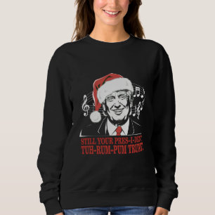 Funny Christmas President Trump Pajamas Ugly Xmas Sweatshirt