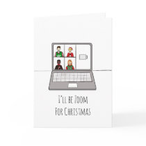 Funny Christmas Quarantine Social Distancing Card