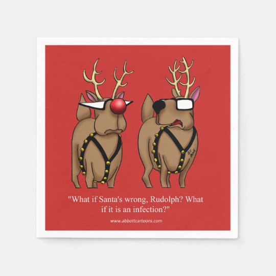 Funny Christmas Napkins 