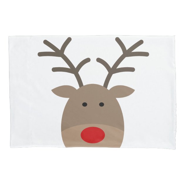 reindeer pillowcase