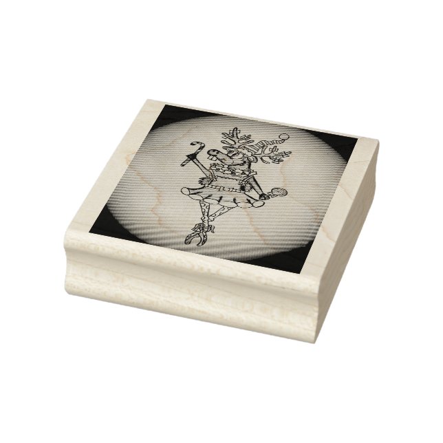 Funny Christmas Reindeer Stamp (Stamp)
