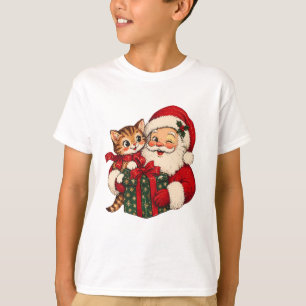 Funny Christmas Reindeer Tangled In Lights T-Shirt
