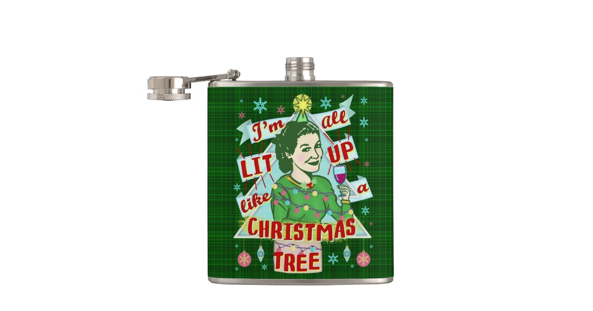 Christmas Flasks - Stocking Stuffer Dirty Santa Gifts - Liquid Courage  Flasks