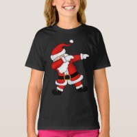 Funny Christmas Santa Claus Dabbing T-Shirt