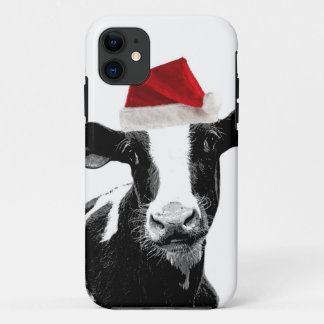 Funny Christmas Santa Cow iPhone 11 Case