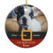 Funny Christmas Santa Dog Photo and Name Custom