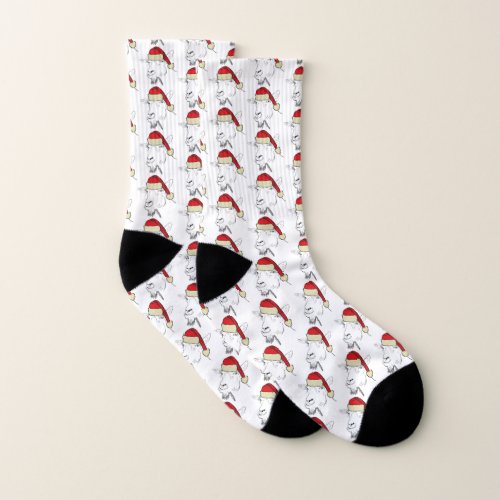 Funny Christmas Santa Goat Socks