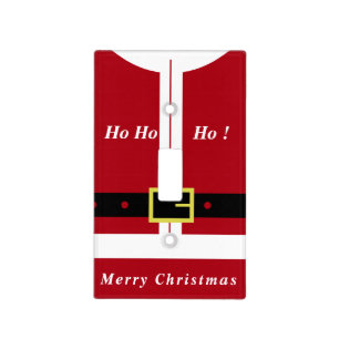 Funny Christmas Santa Light Switch Cover