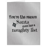 Customizable Santa's Nice List Card | Zazzle