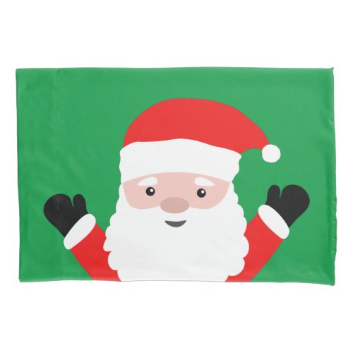 Funny Christmas Santa pillowcase for bedroom