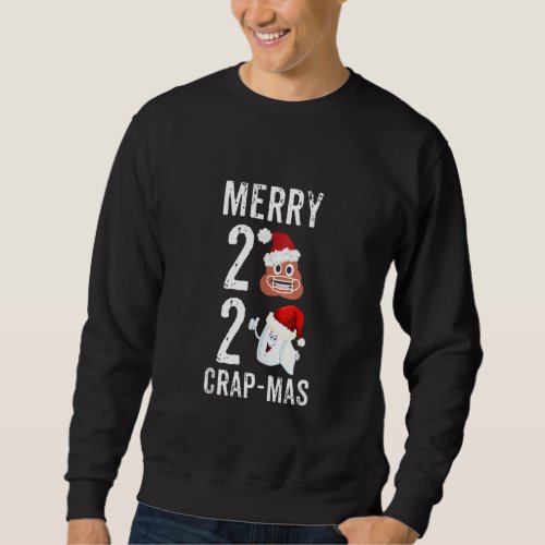 Funny Christmas Santa Poop Toilet Tp X Mas Fun Paj Sweatshirt