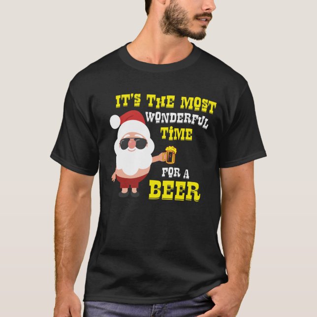 Funny Christmas Santa T-Shirt (Front)
