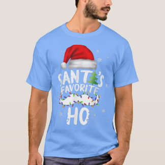 Funny Christmas Santas Favorite Ho Xmas508 T-Shirt