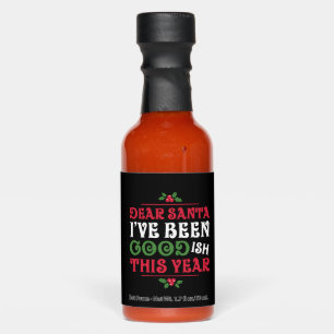 Funny Christmas Sayings Hot Sauces