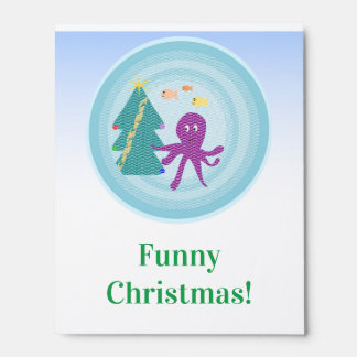 Funny Christmas Seabed Picture Ledge