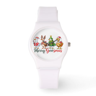 Funny Christmas Silly Goose Watch