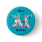 Funny Christmas Singing Caribou Wildlife Blue