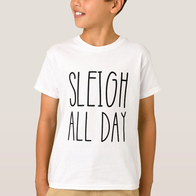 Funny Christmas Slogan T-shirt (Front)