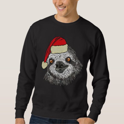 Funny Christmas Sloth Sweatshirt