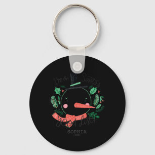 Funny Christmas Snowman Santas Good List T Shirt Keychain