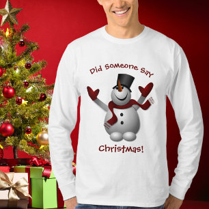 Funny Christmas Snowman T-Shirt
