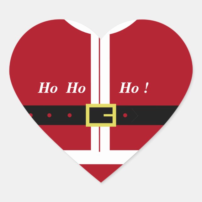 Funny Christmas Sticker Santa Claus Gift (Front)