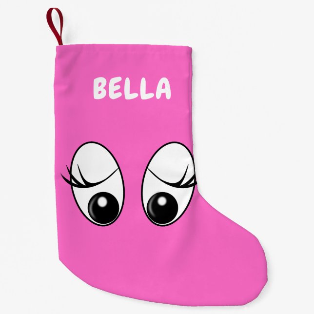 Funny Christmas Stocking Custom Name and Color (Front)