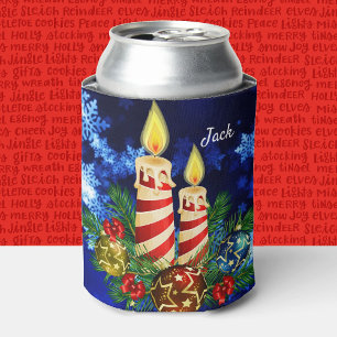 Funny Christmas Stocking Stuffer Custom NAME Beer Can Cooler