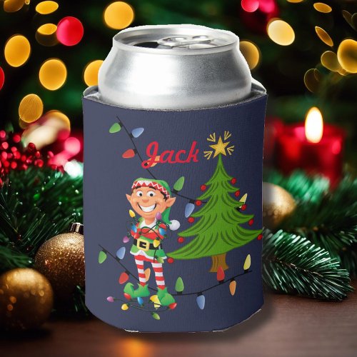 Funny Christmas Stocking Stuffer YOUR NAME Beer Can Cooler