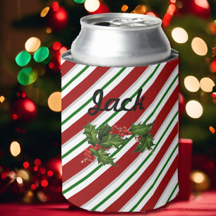 Funny Christmas Stocking Stuffer YOUR NAME Beer Can Cooler