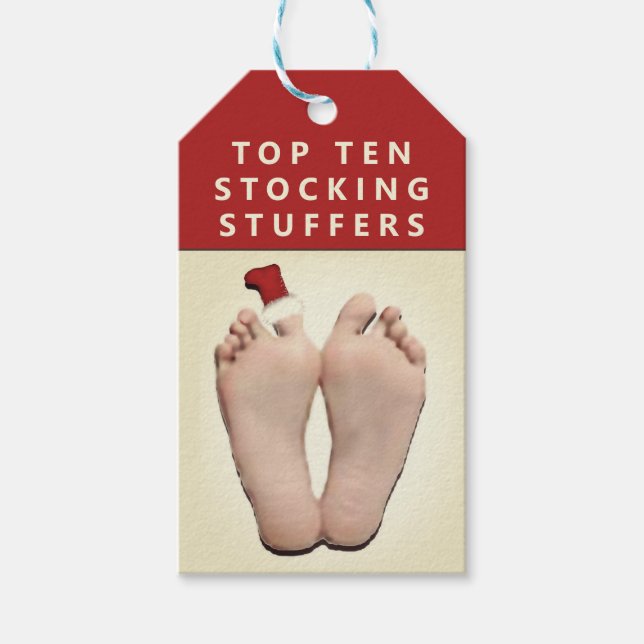Funny Christmas Stocking Stuffers Gift Tags (Front)