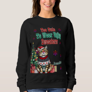 Funny Christmas sweater saying for festive cheer