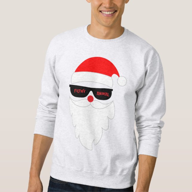Funny Christmas Sweatshirt Holiday (Front)