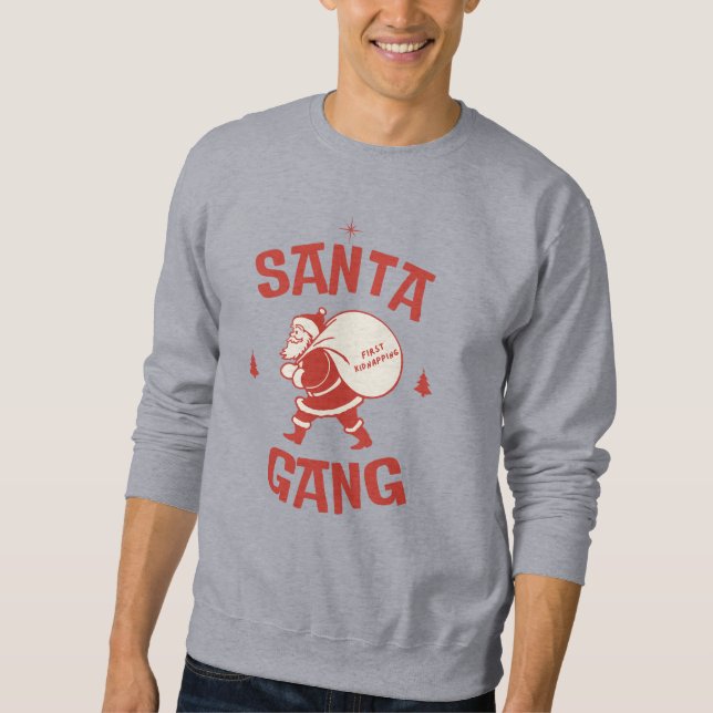 Funny Christmas Sweatshirt Holiday (Front)