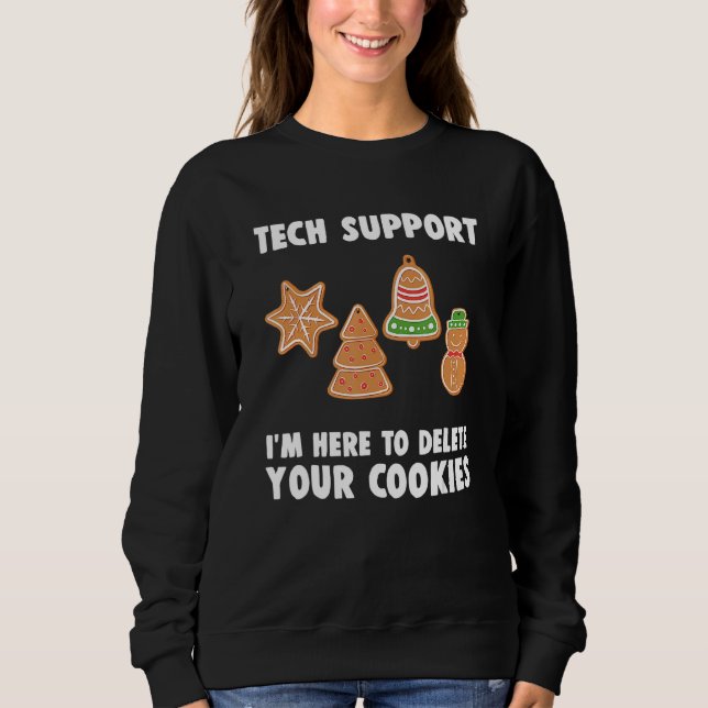 Funny Christmas Tech Support Shirt Computer Progra (Front)