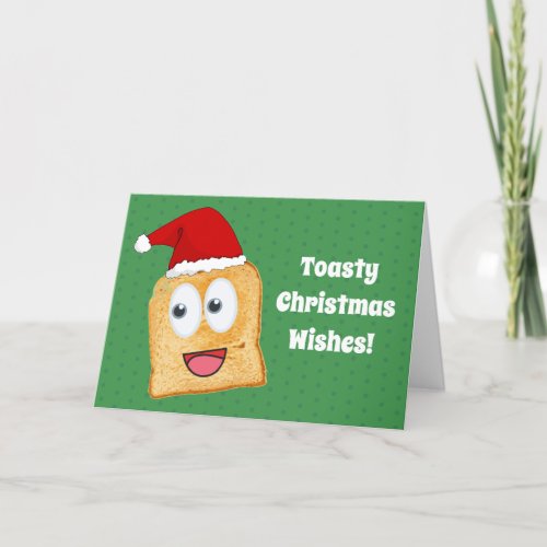 Funny Christmas Toast Holiday Card