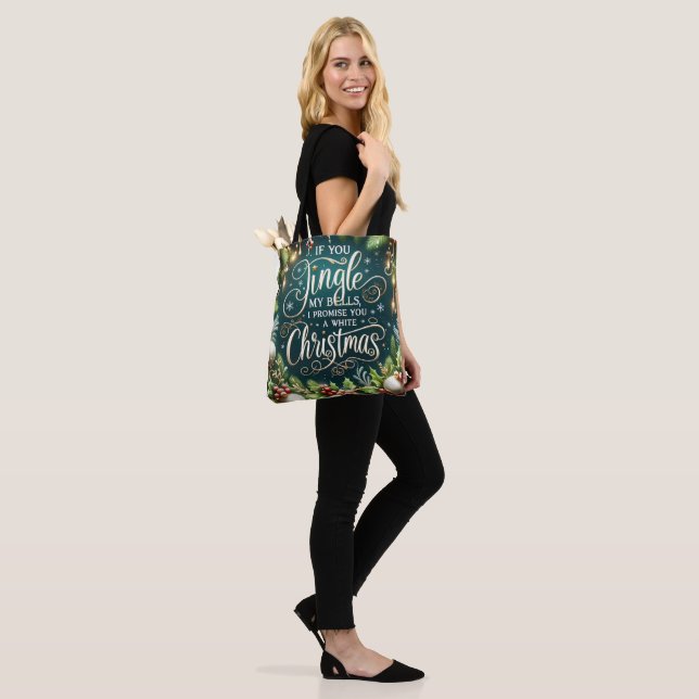 Funny Christmas Tote bag (On Model)