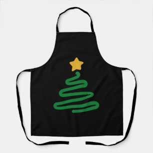 Funny Christmas Tree Apron