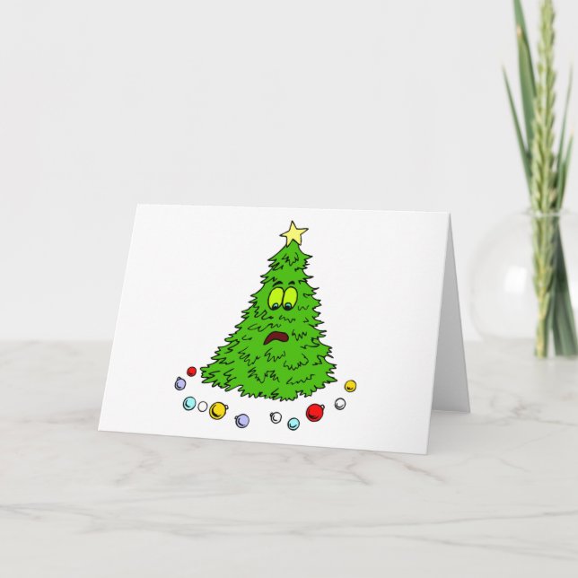 Funny Christmas Tree Xmas Holiday Humor Humorous (Front)