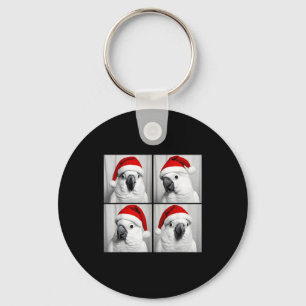 Funny Christmas Umbrella Atoo Santa Photo Booth Pa Keychain