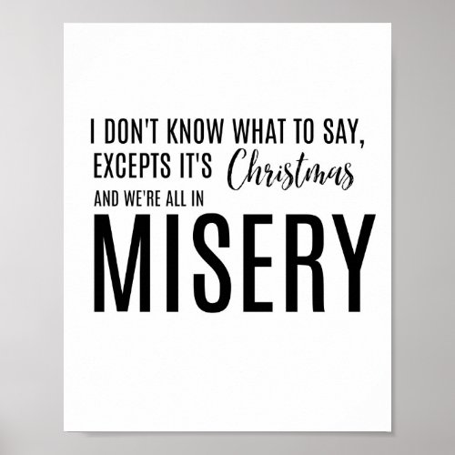 Funny Christmas Vacation Poster