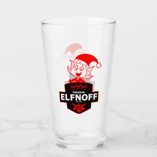 Funny Christmas Vodka Glass