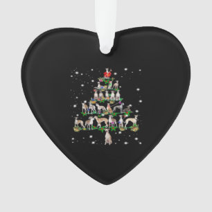 Funny Christmas Whippet Dog Lovers Gift Essential Ornament