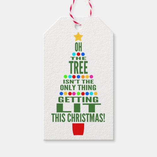 Funny Christmas WineChampagne Bottle Personalized Gift Tags