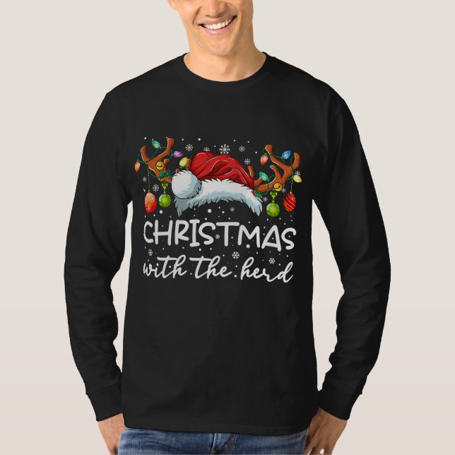 Funny Christmas With Santa Shirt  (Front)
